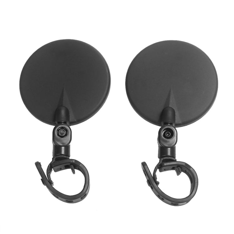 2 pezzi per specchietto retrovisore per scooter Xiaomi, Round, Oval
