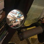 2 pezzi per specchietto retrovisore per scooter Xiaomi, Round, Oval