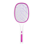 Scacciazanzare elettrico Killer per zanzare Scacciazanzare elettrico domestico ricaricabile tramite USB due in uno, LEDx3  Gray (Handle Charging), LEDx3 Blue (handle charging), LEDx6 Gray (Base Charging), LEDx6 Purple (Base Charging)                   ...