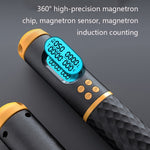 Corda/senza fili Versione a doppio uso Esame per studenti Esercizio Fitness Conteggio intelligente Corda per saltare con peso del carico, Black Yellow, White Black, White Blue, White Powder