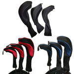 Copertura protettiva per mazze da golf 3 in 1 n. 1 / n. 3 / n. 5. Copri testa per mazza da golf, HD-014 3 in 1 Blue, HD-014 3 in 1 Black, HD-014 3 in 1 Red