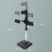 Staffa telescopica per telefono e tablet con luce