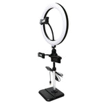 Staffa telescopica per telefono e tablet con luce
