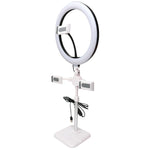 Staffa telescopica per telefono e tablet con luce