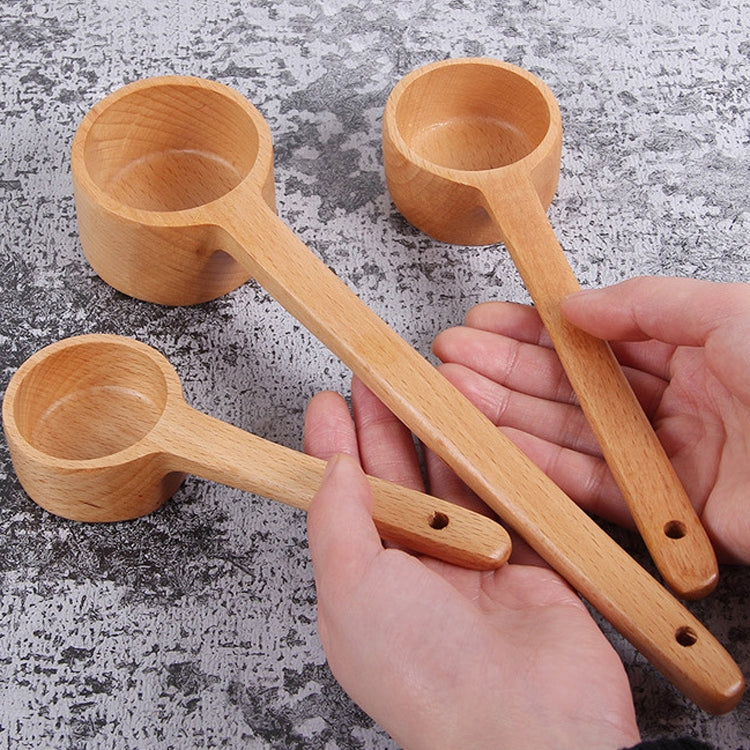 Cucchiaio di legno con manico lungo, cucchiaio per condimento, dessert, caffè, latte, tè, Seasoning Spoon Small, Seasoning Spoon Medium, Seasoning Spoon Large