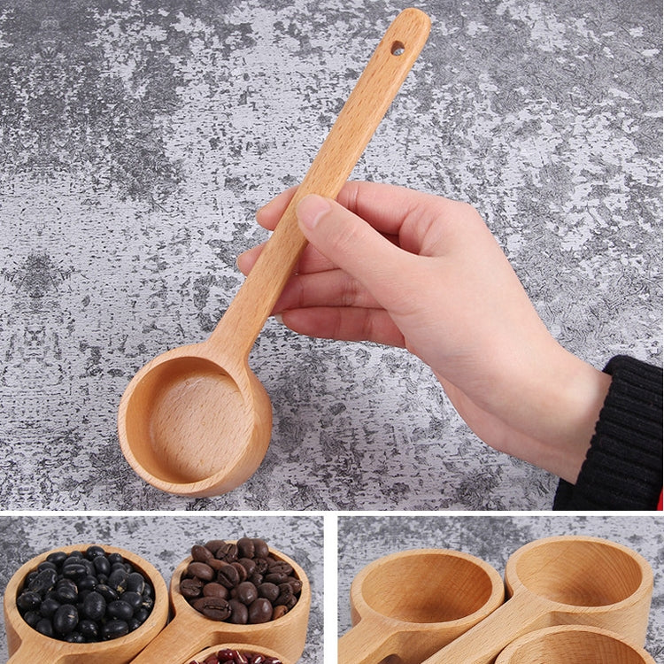 Cucchiaio di legno con manico lungo, cucchiaio per condimento, dessert, caffè, latte, tè, Seasoning Spoon Small, Seasoning Spoon Medium, Seasoning Spoon Large