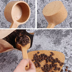 Cucchiaio di legno con manico lungo, cucchiaio per condimento, dessert, caffè, latte, tè, Seasoning Spoon Small, Seasoning Spoon Medium, Seasoning Spoon Large