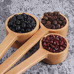Cucchiaio di legno con manico lungo, cucchiaio per condimento, dessert, caffè, latte, tè, Seasoning Spoon Small, Seasoning Spoon Medium, Seasoning Spoon Large