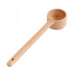 Cucchiaio di legno con manico lungo, cucchiaio per condimento, dessert, caffè, latte, tè, Seasoning Spoon Small, Seasoning Spoon Medium, Seasoning Spoon Large