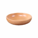Piatto di frutta rotondo Insalatiera Piatto di frutta secca in legno spesso Piatto di sushi di frutta, 15cm, 20cm, 25cm, 30cm