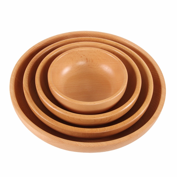 Piatto di frutta rotondo Insalatiera Piatto di frutta secca in legno spesso Piatto di sushi di frutta, 15cm, 20cm, 25cm, 30cm