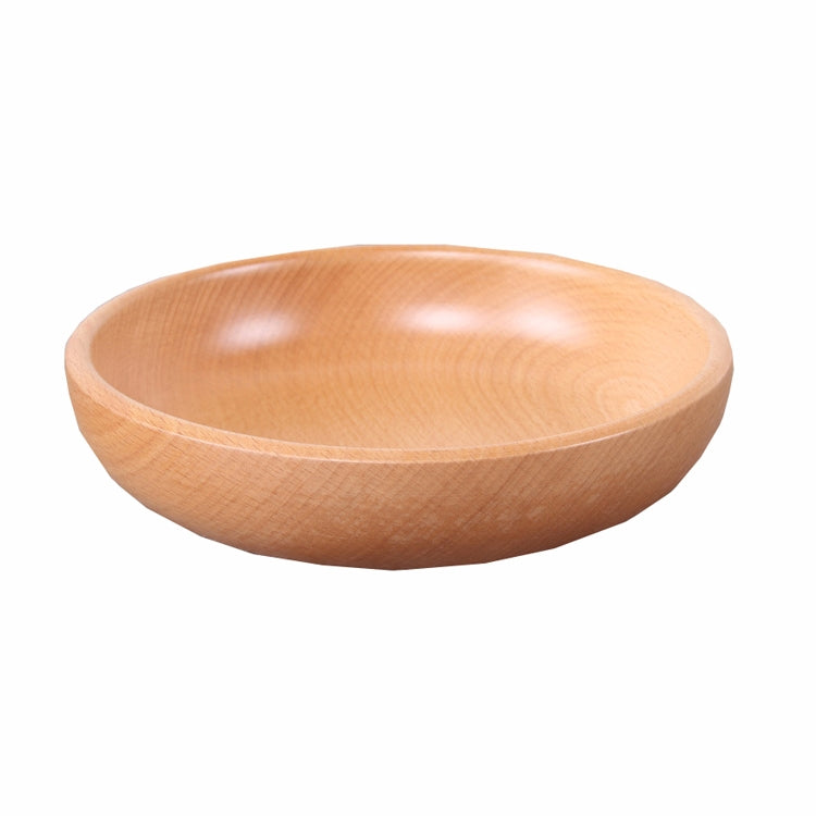 Piatto di frutta rotondo Insalatiera Piatto di frutta secca in legno spesso Piatto di sushi di frutta, 15cm, 20cm, 25cm, 30cm
