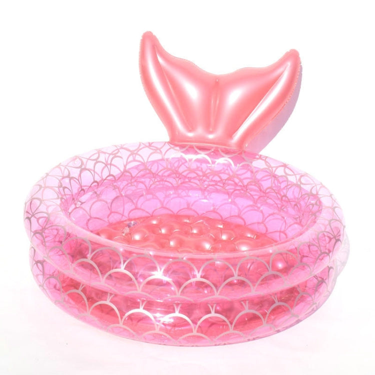 Cuscino d'aria galleggiante per piscina rotonda rosa baby per bambini a forma di sirena gonfiabile, 90cm, 120cm, 150cm