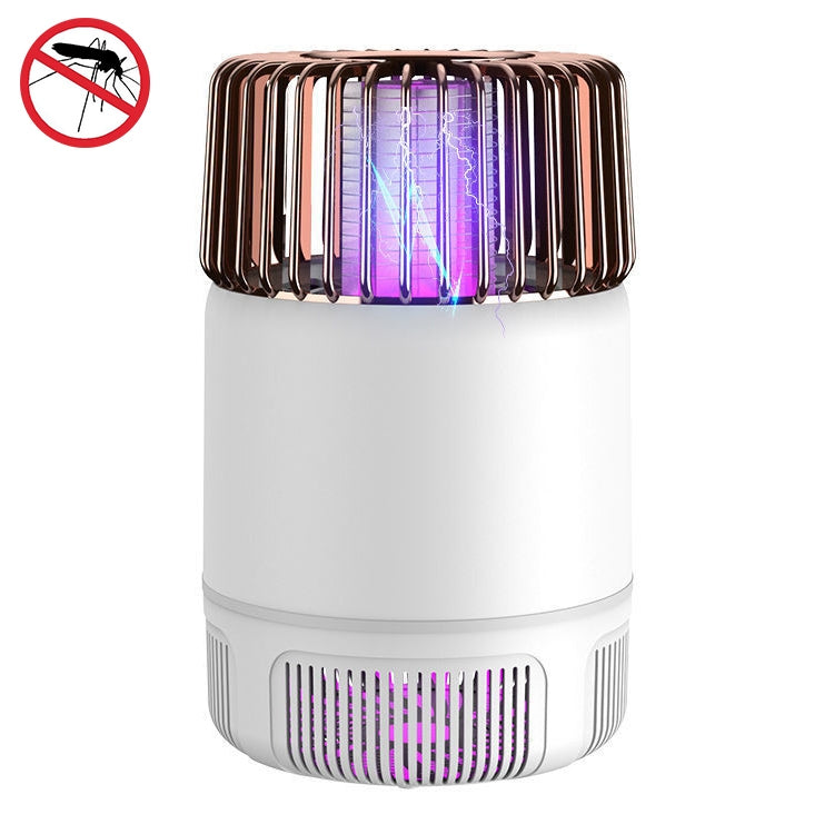 Killer per zanzare fotocatalizzatore USB Shock elettrico Killer per zanzare due in uno, White Gold  (Electric Shock + Suction), Black Gold (Electric Shock + Suction), White (Electric Shock), Black  (Electric Shock)