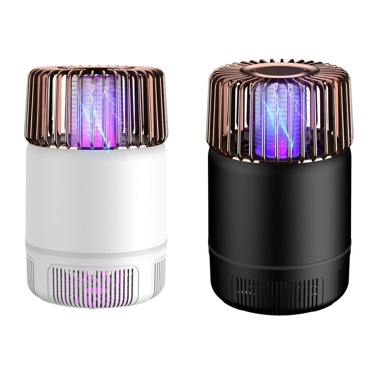 Killer per zanzare fotocatalizzatore USB Shock elettrico Killer per zanzare due in uno, White Gold  (Electric Shock + Suction), Black Gold (Electric Shock + Suction), White (Electric Shock), Black  (Electric Shock)