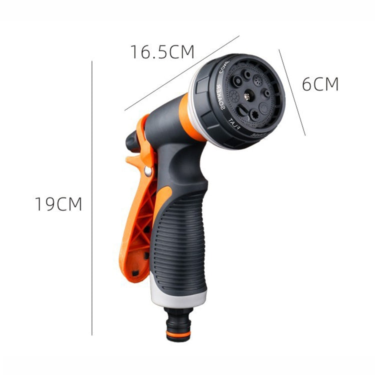 Irrigatore per irrigazione da giardino in plastica per uso domestico,, Orange, With Quick Connector+Threaded Connector, With Quick Connector+Universal Connector, With Rubber Quick Connector+Threaded Connector                                            ...