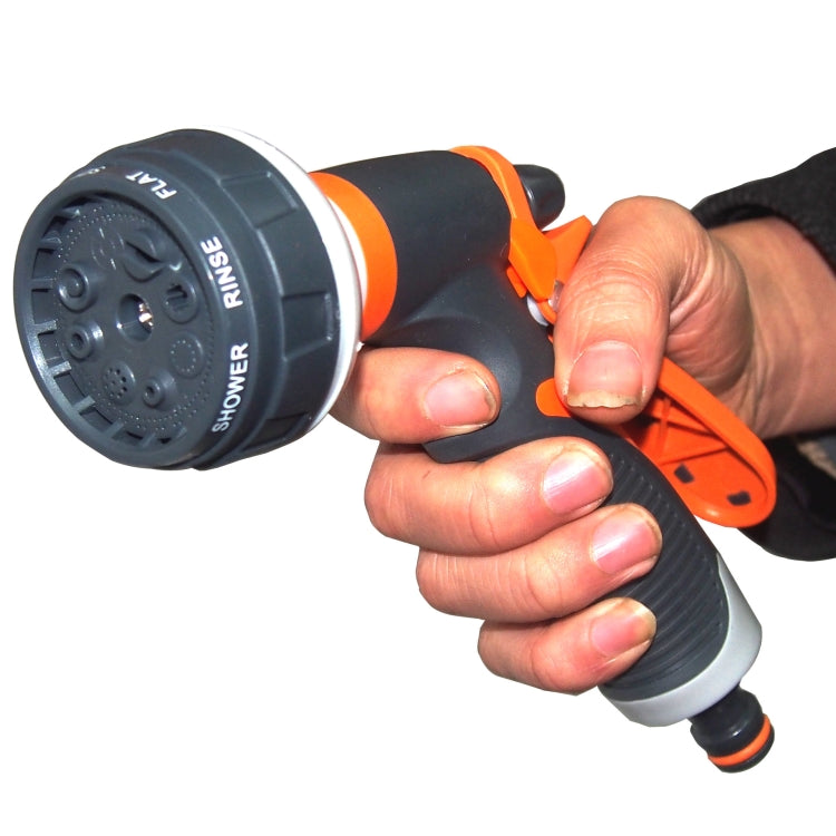 Irrigatore per irrigazione da giardino in plastica per uso domestico,, Orange, With Quick Connector+Threaded Connector, With Quick Connector+Universal Connector, With Rubber Quick Connector+Threaded Connector                                            ...