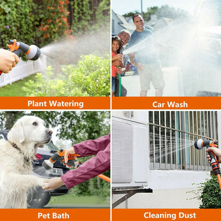 Irrigatore per irrigazione da giardino in plastica per uso domestico,, Orange, With Quick Connector+Threaded Connector, With Quick Connector+Universal Connector, With Rubber Quick Connector+Threaded Connector                                            ...