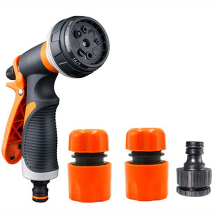 Irrigatore per irrigazione da giardino in plastica per uso domestico,, Orange, With Quick Connector+Threaded Connector, With Quick Connector+Universal Connector, With Rubber Quick Connector+Threaded Connector                                            ...