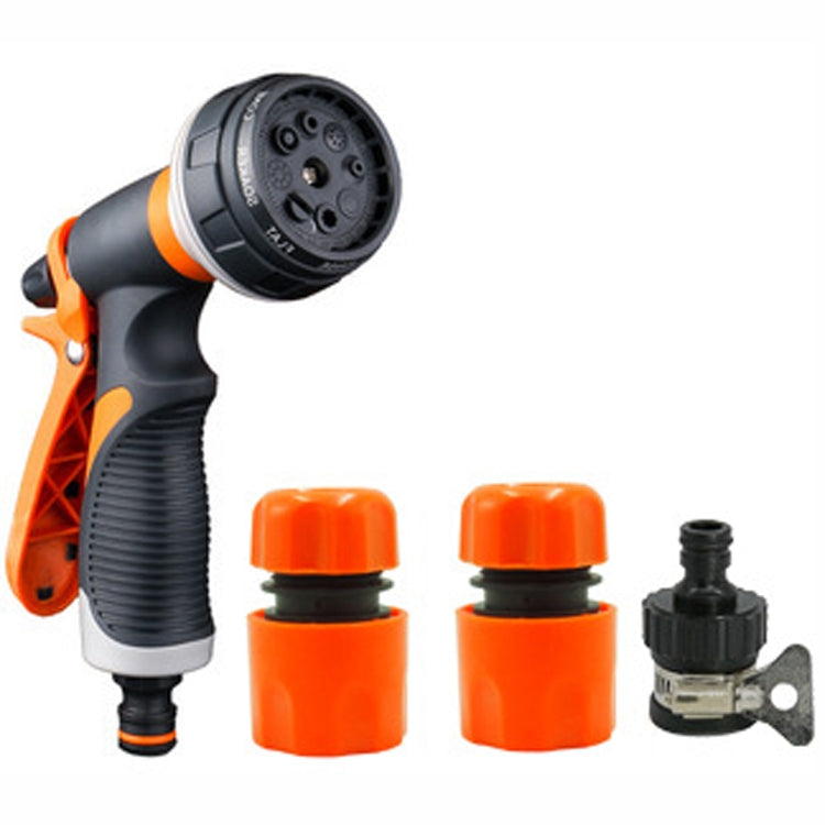 Irrigatore per irrigazione da giardino in plastica per uso domestico,, Orange, With Quick Connector+Threaded Connector, With Quick Connector+Universal Connector, With Rubber Quick Connector+Threaded Connector                                            ...