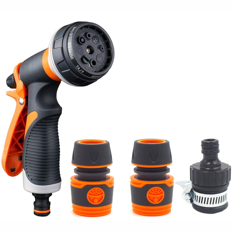 Irrigatore per irrigazione da giardino in plastica per uso domestico,, Orange, With Quick Connector+Threaded Connector, With Quick Connector+Universal Connector, With Rubber Quick Connector+Threaded Connector                                            ...