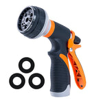 Irrigatore per irrigazione da giardino in plastica per uso domestico,, Orange, With Quick Connector+Threaded Connector, With Quick Connector+Universal Connector, With Rubber Quick Connector+Threaded Connector                                            ...