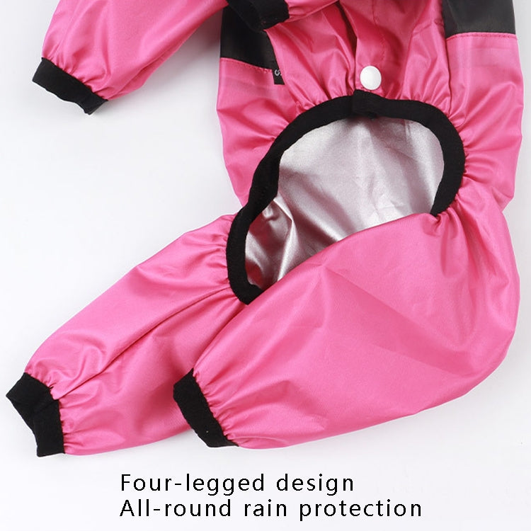 Impermeabile universale stagionale per cani Abbigliamento a quattro zampe Abbigliamento impermeabile in PU trasparente, XS, S, M, L, XL, XXL, XXXL, XXXXL