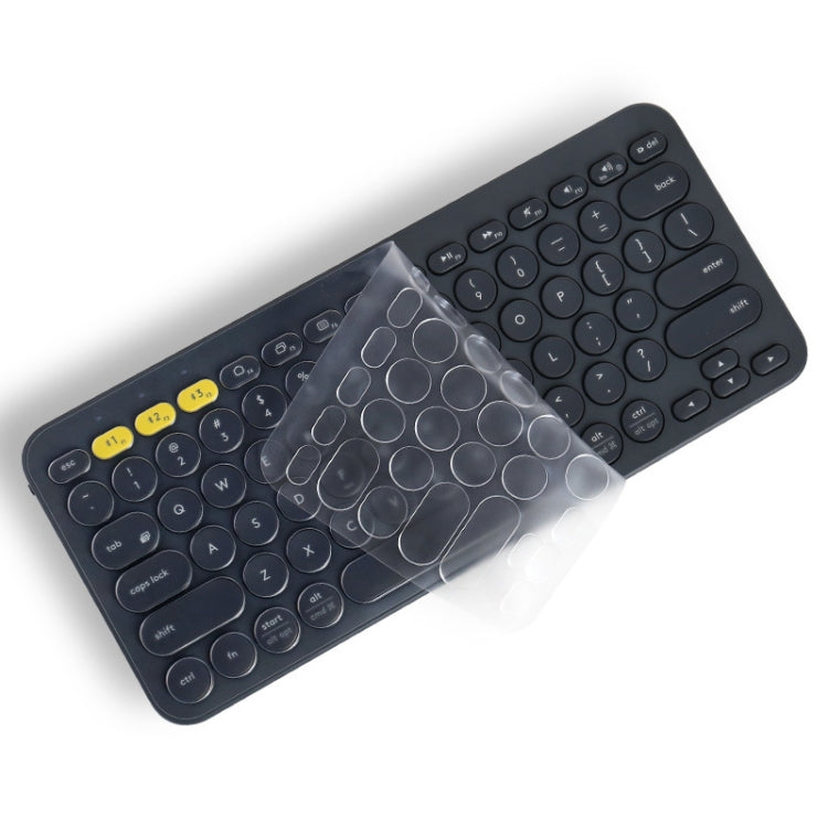 JRC T20703 Pellicola per tastiera per laptop Pellicola trasparente per tastiera Bluetooth senza fili per Logitech K380