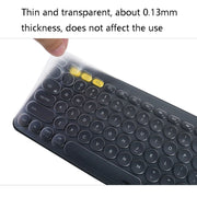 JRC T20703 Pellicola per tastiera per laptop Pellicola trasparente per tastiera Bluetooth senza fili per Logitech K380