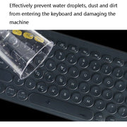 JRC T20703 Pellicola per tastiera per laptop Pellicola trasparente per tastiera Bluetooth senza fili per Logitech K380