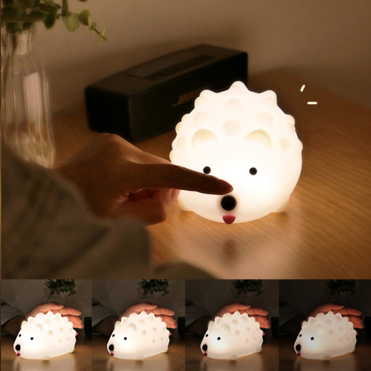 ZD-27 Lampada da comodino USB con timer per luce notturna a forma di riccio carino, Stile:, ZD-27 Hedgehog Button Control, ZD-27 Hedgehog Remote Control