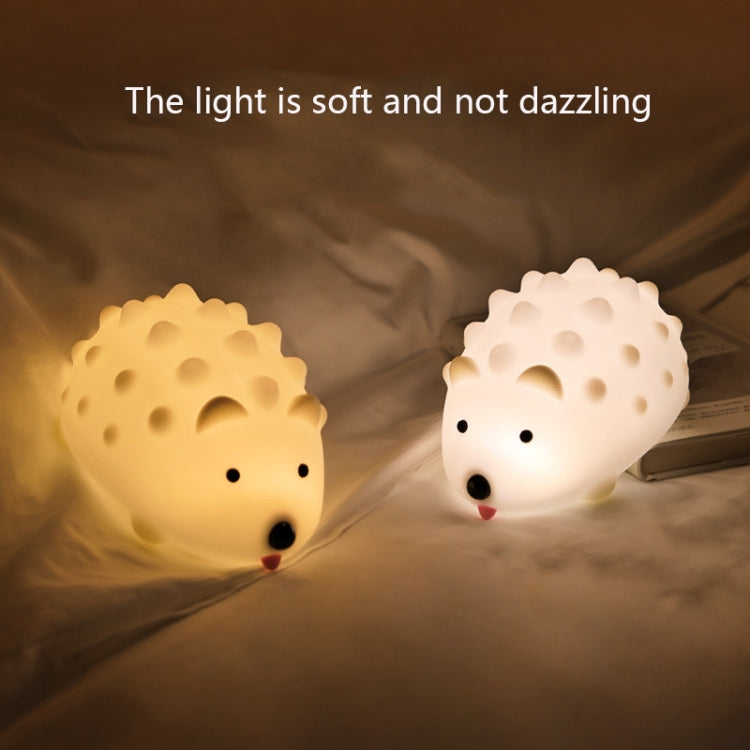 ZD-27 Lampada da comodino USB con timer per luce notturna a forma di riccio carino, Stile:, ZD-27 Hedgehog Button Control, ZD-27 Hedgehog Remote Control