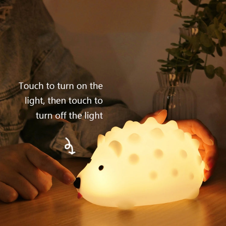 ZD-27 Lampada da comodino USB con timer per luce notturna a forma di riccio carino, Stile:, ZD-27 Hedgehog Button Control, ZD-27 Hedgehog Remote Control