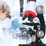 Set giocattoli scienza microscopio 1200X per bambini