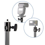 2 PCS Supporto per luce flash 1/4 Adattatore per supporto per luce fotografica Interfaccia di conversione treppiede, 2 PCS Flash Light Stand
