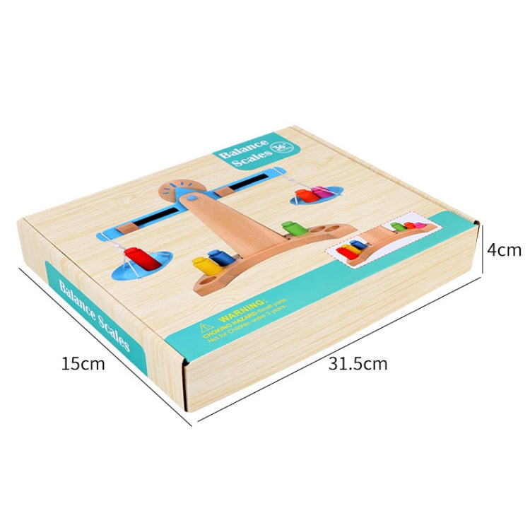 Bilancia in legno per bambini 31,5x15x4 cm
