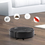 Robot spazzante con ricarica intelligente automatica per uso domestico, specifica:, 3 in 1（Black）, 3 in 1（White）, Black, White