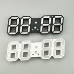 6609 Sveglia LED stereo 3D Orologio da parete 3D per soggiorno, White, Red, Green, Blue, Orange, Pink, Black Frame White Light, Black Frame Blue Light, Black Frame Orange Light, Black Frame Pink Light, Black Frame Green Light, Black Frame Red Light