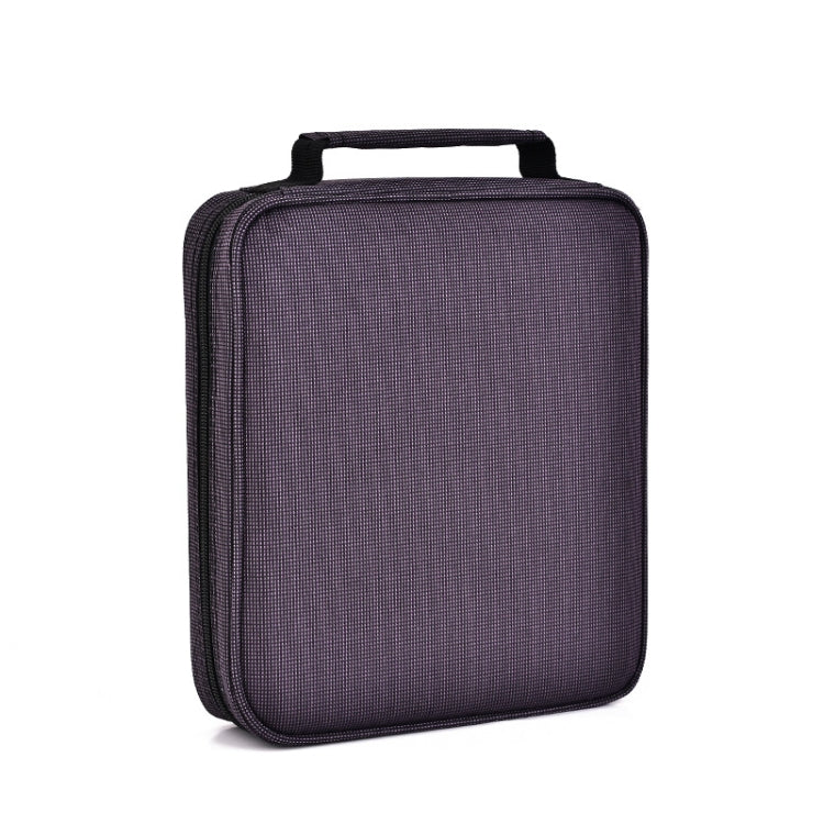 Astuccio per matite da 120 colori Borsa per cancelleria portatile per studenti di grande capacità, Purple, Gray Black, Blue, Rose Red