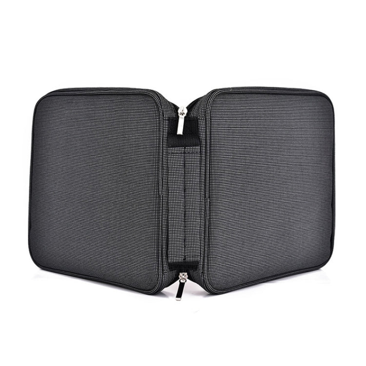 Astuccio per matite da 120 colori Borsa per cancelleria portatile per studenti di grande capacità, Purple, Gray Black, Blue, Rose Red