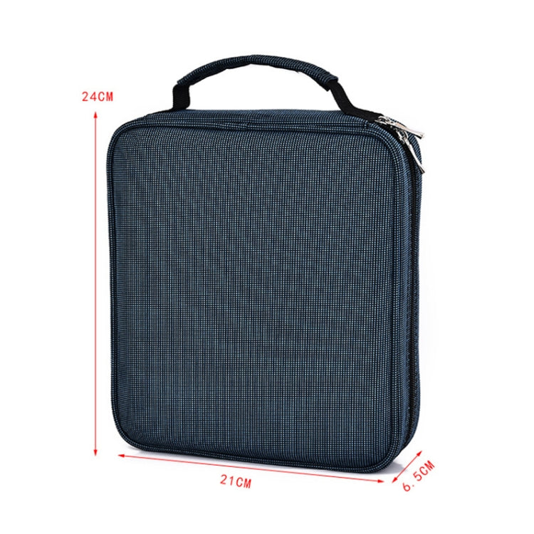 Astuccio per matite da 120 colori Borsa per cancelleria portatile per studenti di grande capacità, Purple, Gray Black, Blue, Rose Red