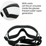 Occhiali per animali domestici Occhiali trasparenti per cani Occhiali per cani antivento impermeabili e anti-neve, Transparent Glasses