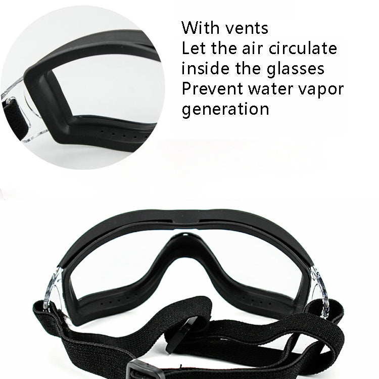 Occhiali per animali domestici Occhiali trasparenti per cani Occhiali per cani antivento impermeabili e anti-neve, Transparent Glasses