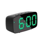 Sveglia da comodino a specchio, batteria, orologio LED a doppio scopo plug-in, Arc-shaped Black Shell (Mirror White Light), Rectangular Black Shell (Mirror White Light), Arc-shaped Black Shell (Black Surface White Light)                                ...