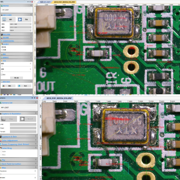 Microscopio elettronico 34MP con uscita HDMI e USB