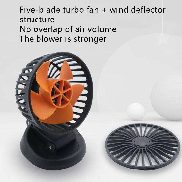 F409 Ventilatore per auto Ventilatore generale per auto che scuote la testa, F409 (USB 5V), F409 (12V), F409 (24V)