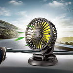 F409 Ventilatore per auto Ventilatore generale per auto che scuote la testa, F409 (USB 5V), F409 (12V), F409 (24V)
