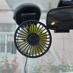 F409 Ventilatore per auto Ventilatore generale per auto che scuote la testa, F409 (USB 5V), F409 (12V), F409 (24V)