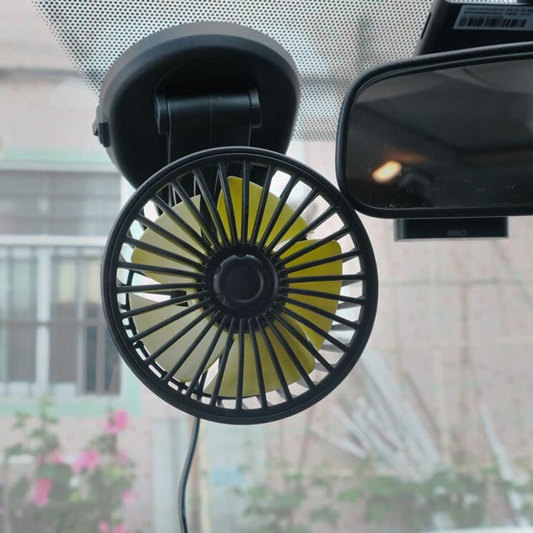 F409 Ventilatore per auto Ventilatore generale per auto che scuote la testa, F409 (USB 5V), F409 (12V), F409 (24V)