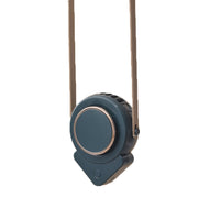 Ventilatore triangolare senza foglie da esterno per studenti, mini ventilatore USB pigro H3 da appendere al collo, White, Pink, Military Green